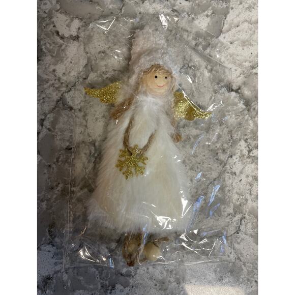 Plush Angel Ornament Hanging Figurine - NEW - Picture 1 of 2